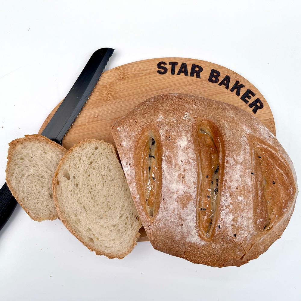 star baker wooden board