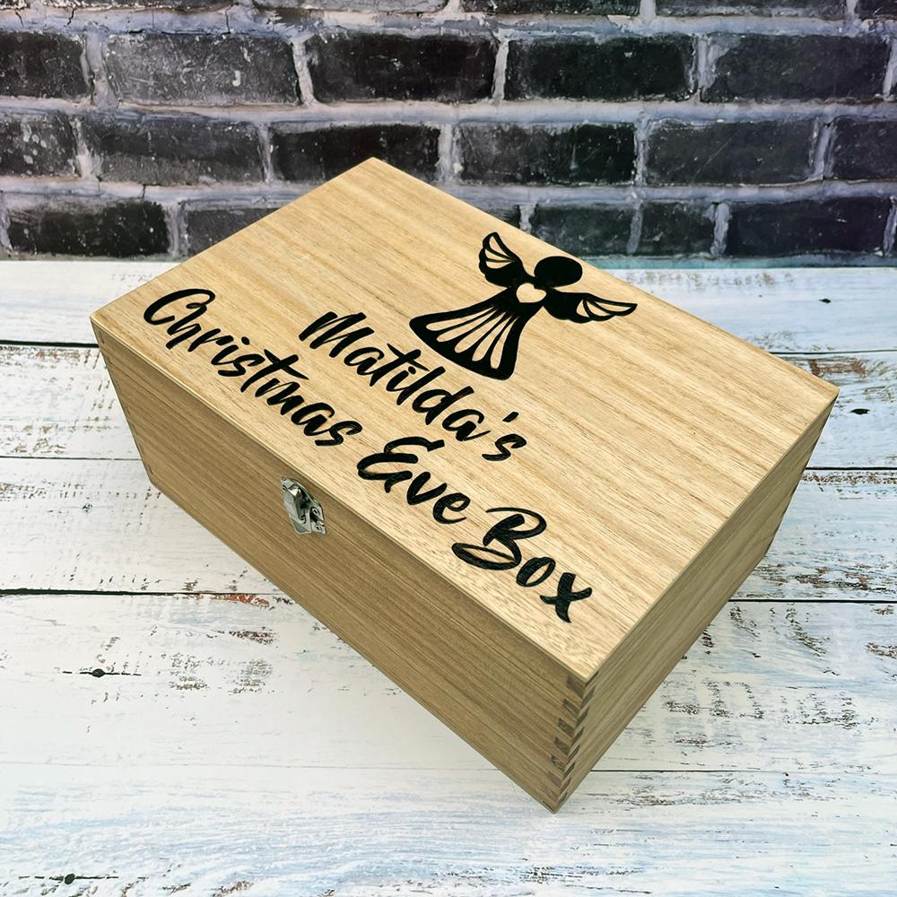 wooden Christmas Eve Box