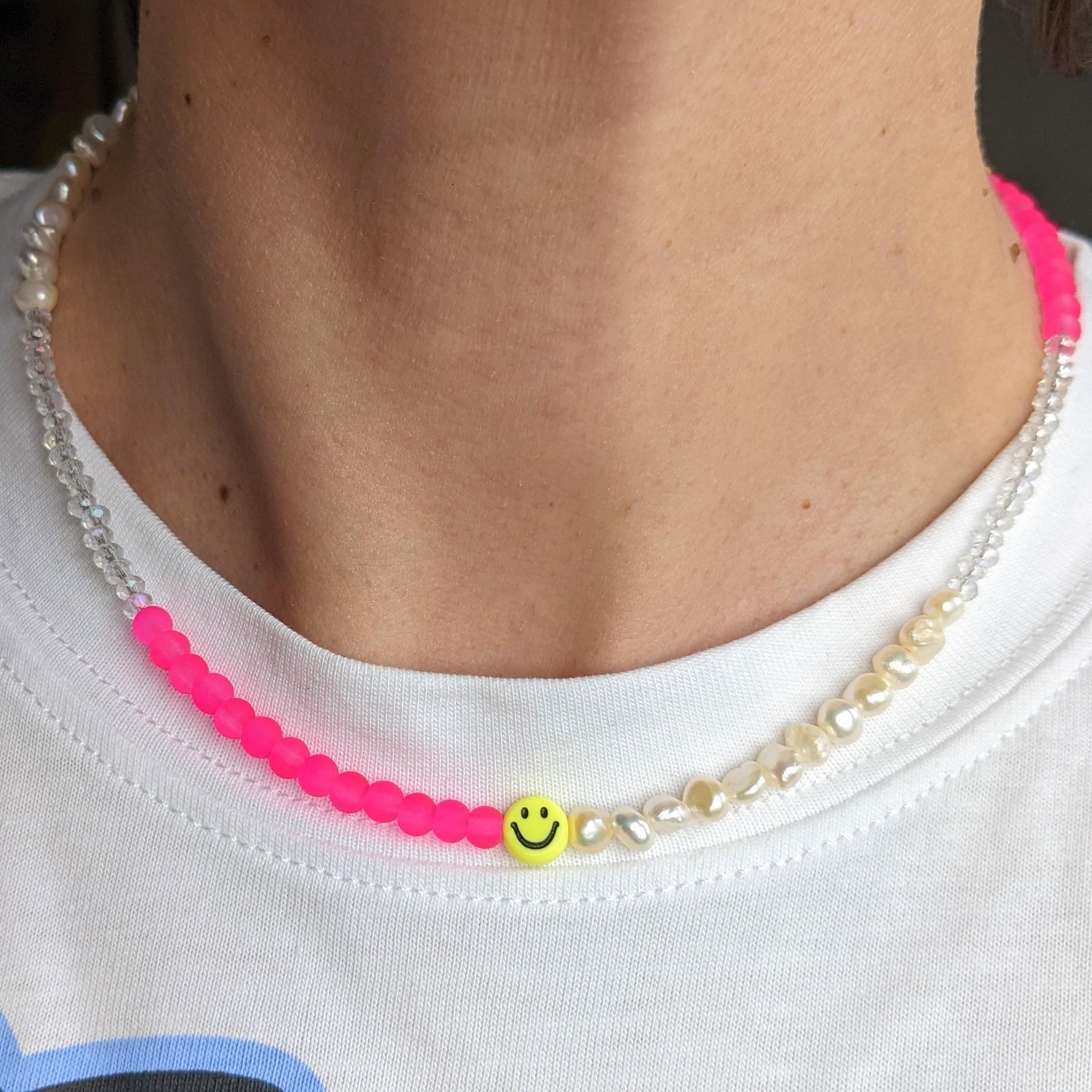 Venessa Arizaga Sunshine Smile Pearl Necklace | Urban Outfitters Australia  Official Site