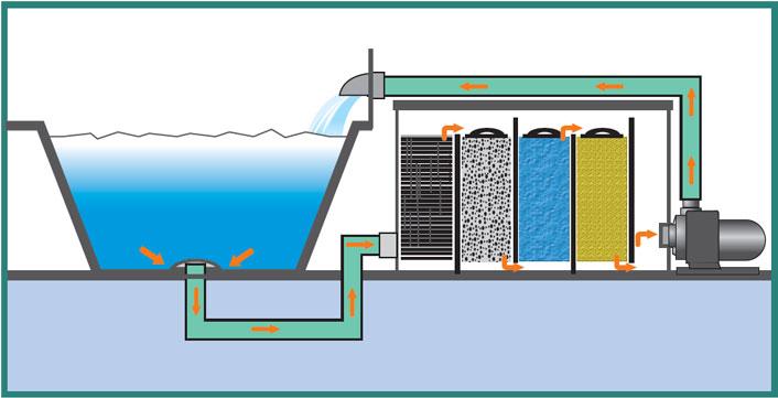 Gravity fed 2025 pond filter setup