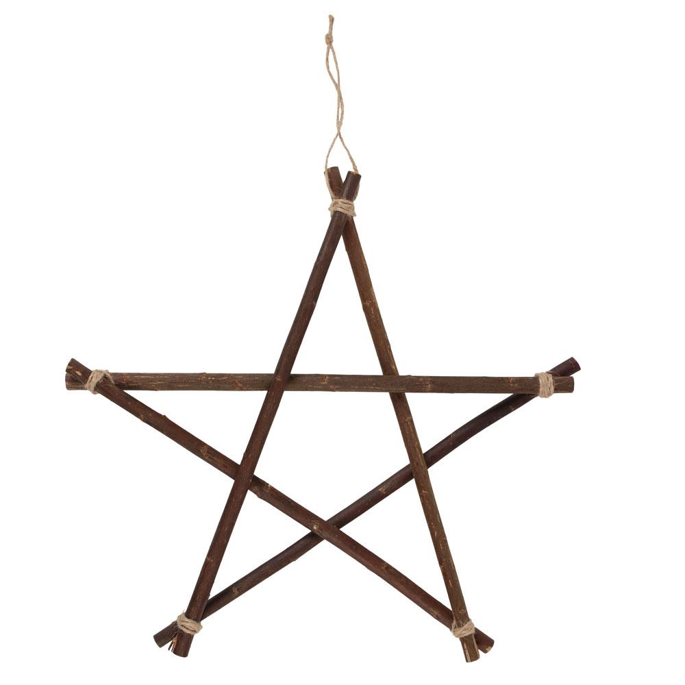 Wicca Willow Branch Pentagram (40cm x 40cm)