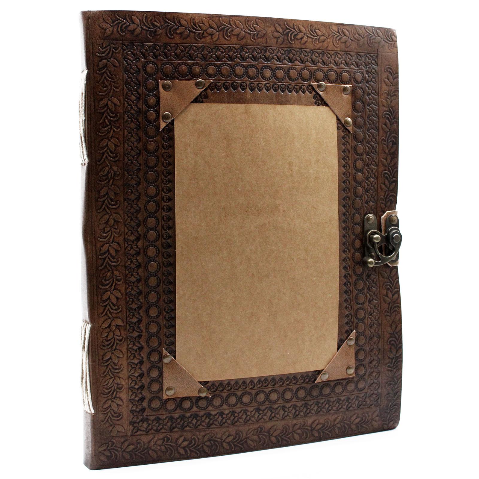 Large Leather Bound Customisable Journal (10"x13")