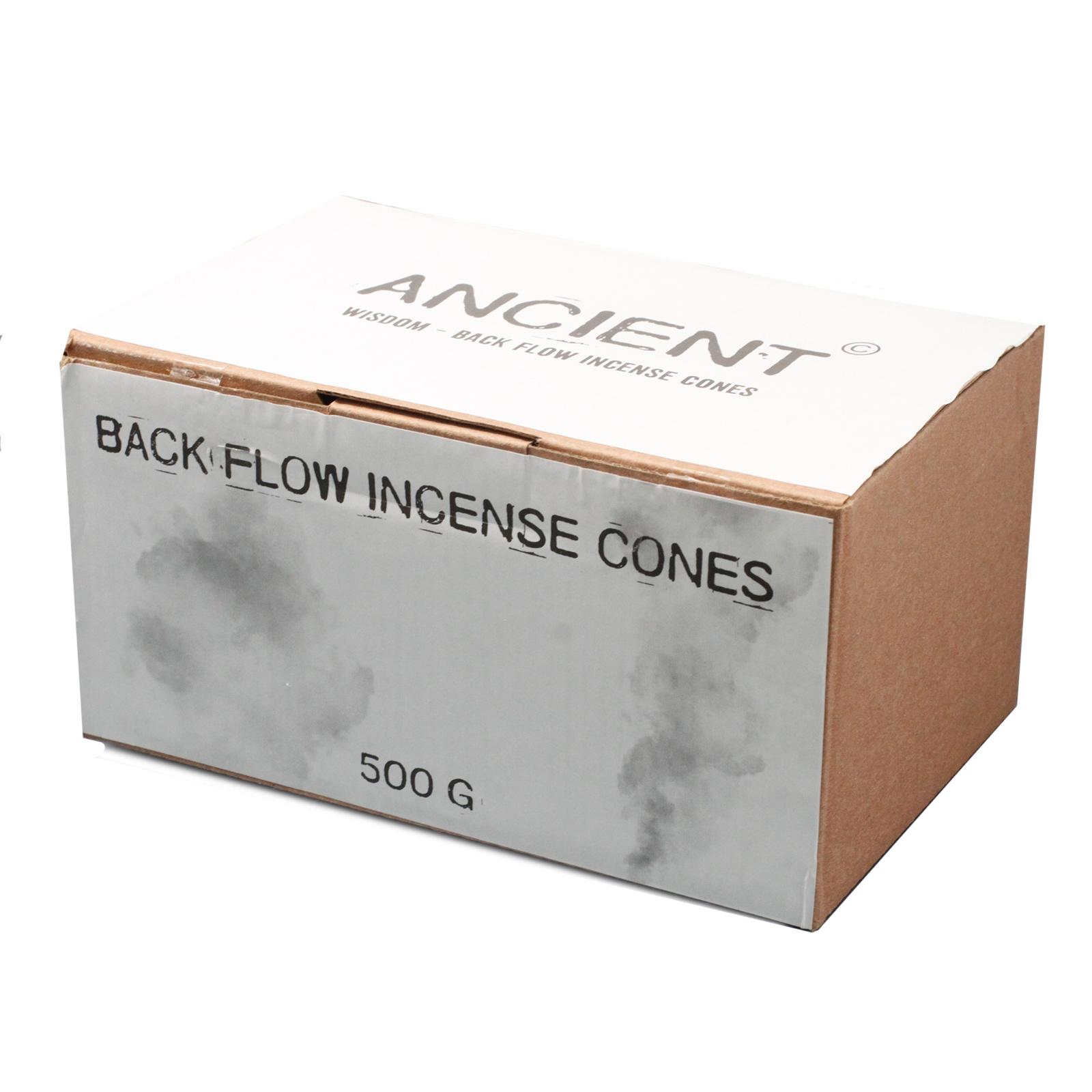 Box 500 Back Flow Incense Cones (Amber)