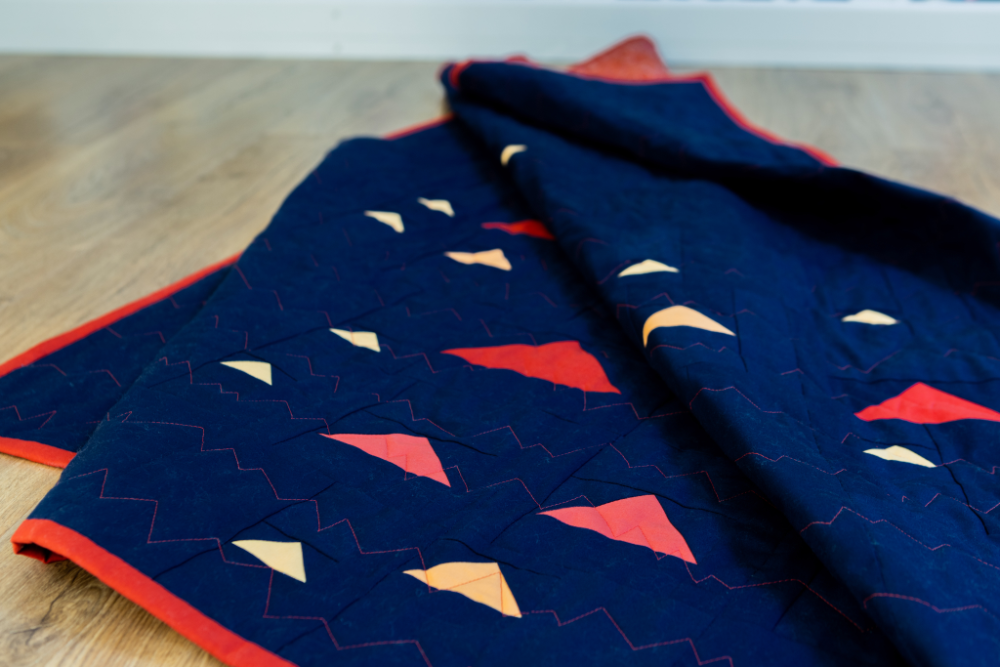 Folded Monadh quilt