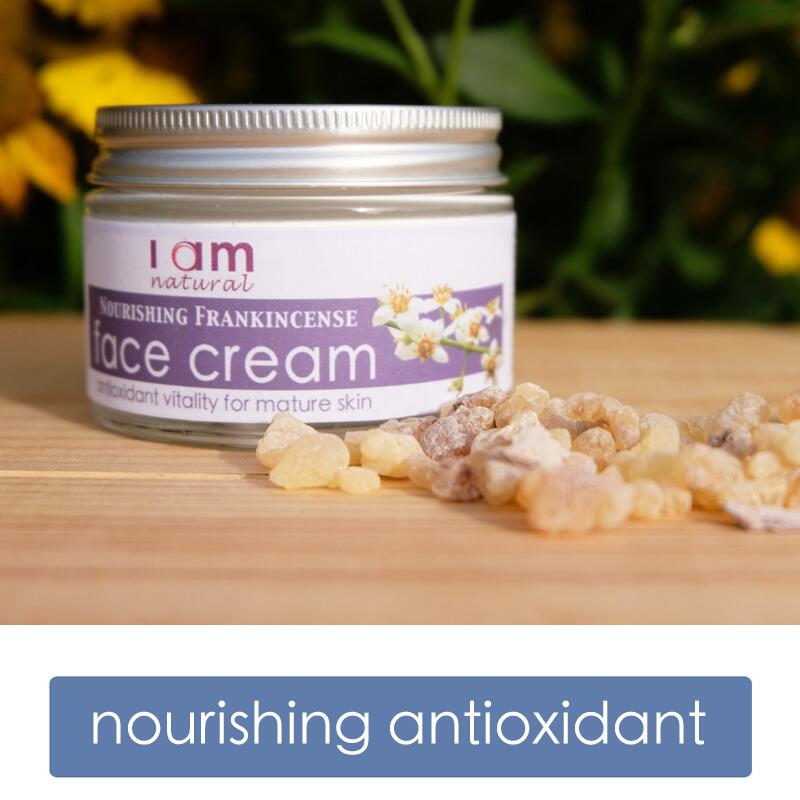 Organic Frankincense Face Cream with frankincense resin