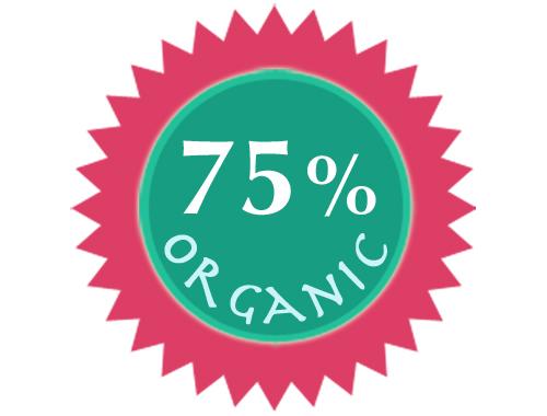 Organic Vegan Eco Lipbalms are 75% organic