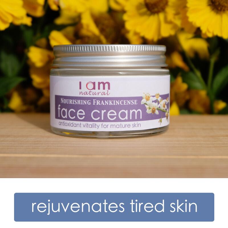 Organic Frankincense Face Cream for mature skin