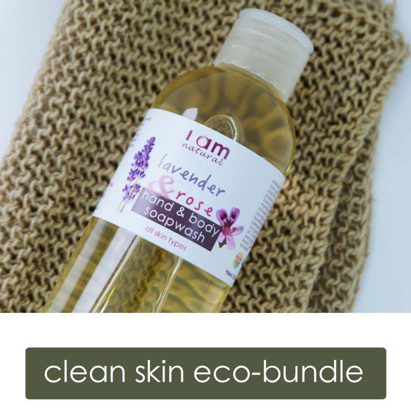 Happy Hemp Exfoliator with Organic Lavender & Rose Hand & Body Wash bundle