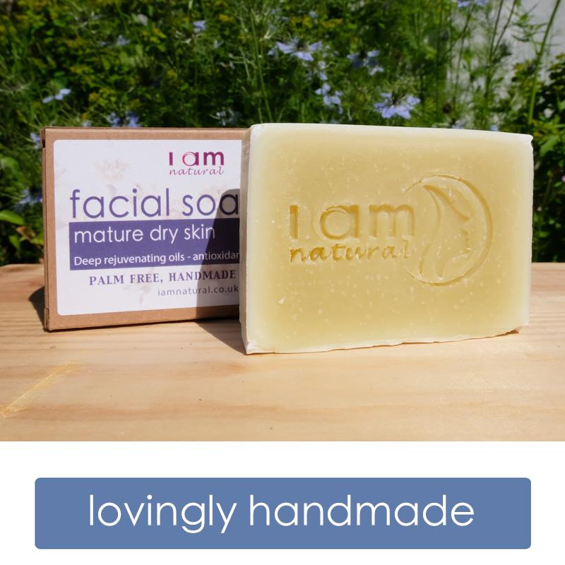 Frankincense Facial Cleansing Soap is handmade