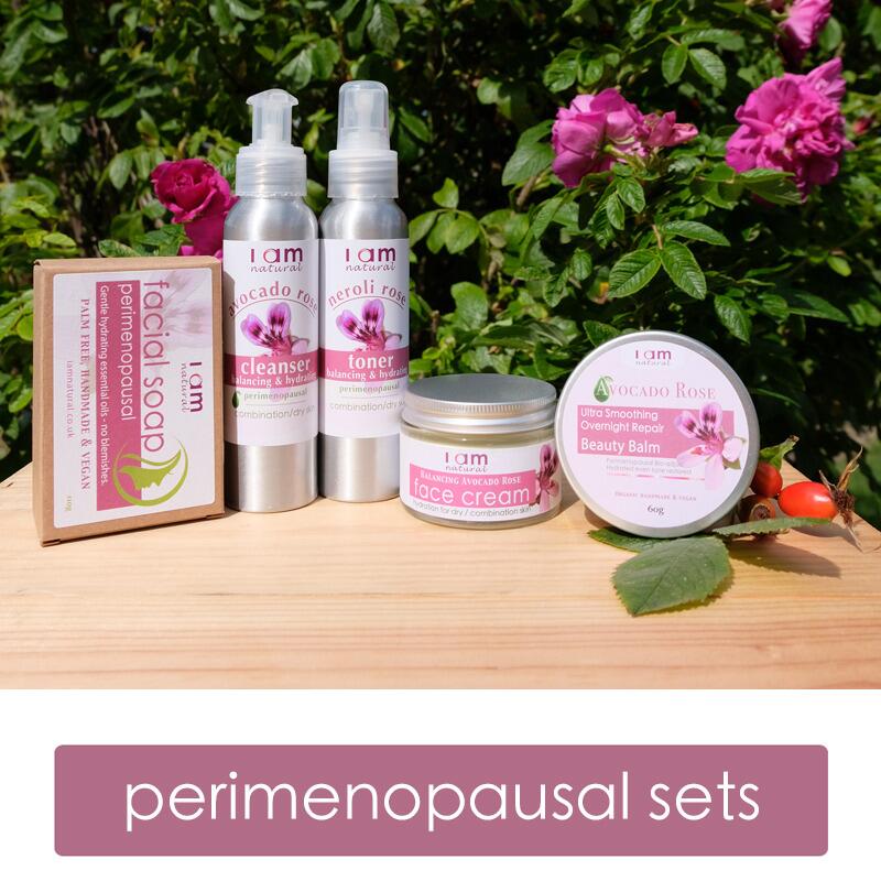Organic Avocado Rose Perimenopausal Skincare Set