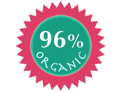 Organic Happy Skin Soothing Salve is 96% organic