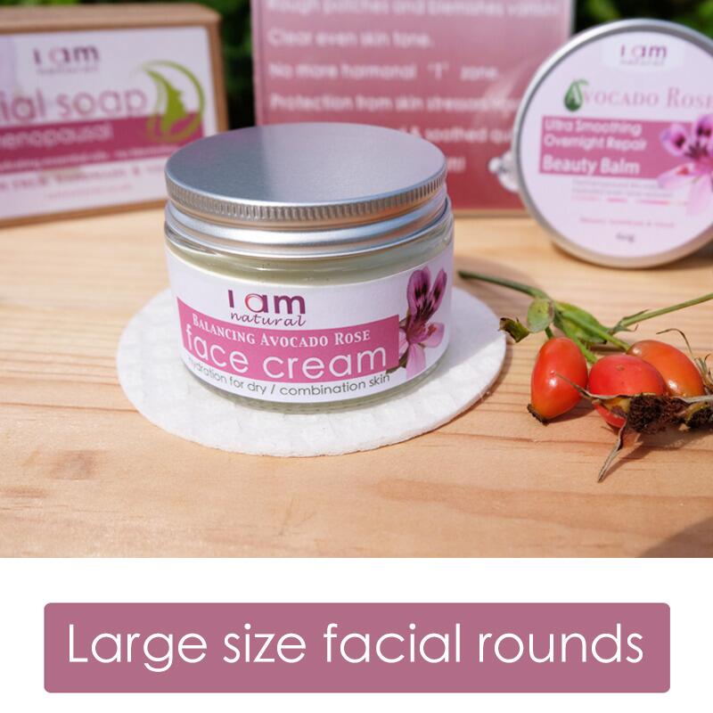 Organic Avocado Rose Perimenopausal Skincare Set size of last round