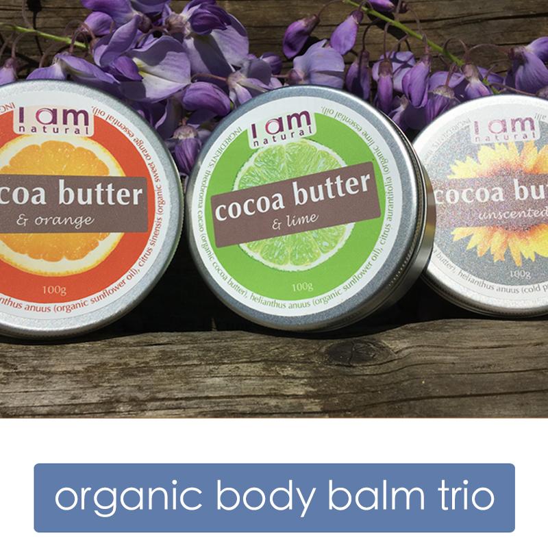 Organic Cocoa Butter Body Balm Set