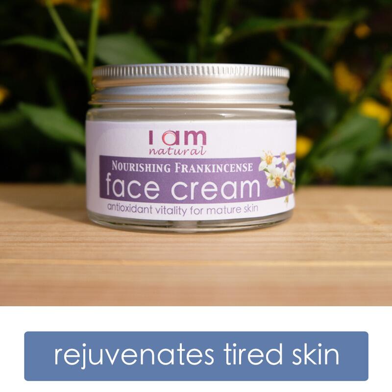 Organic Frankincense Face Cream postmenopausal skin