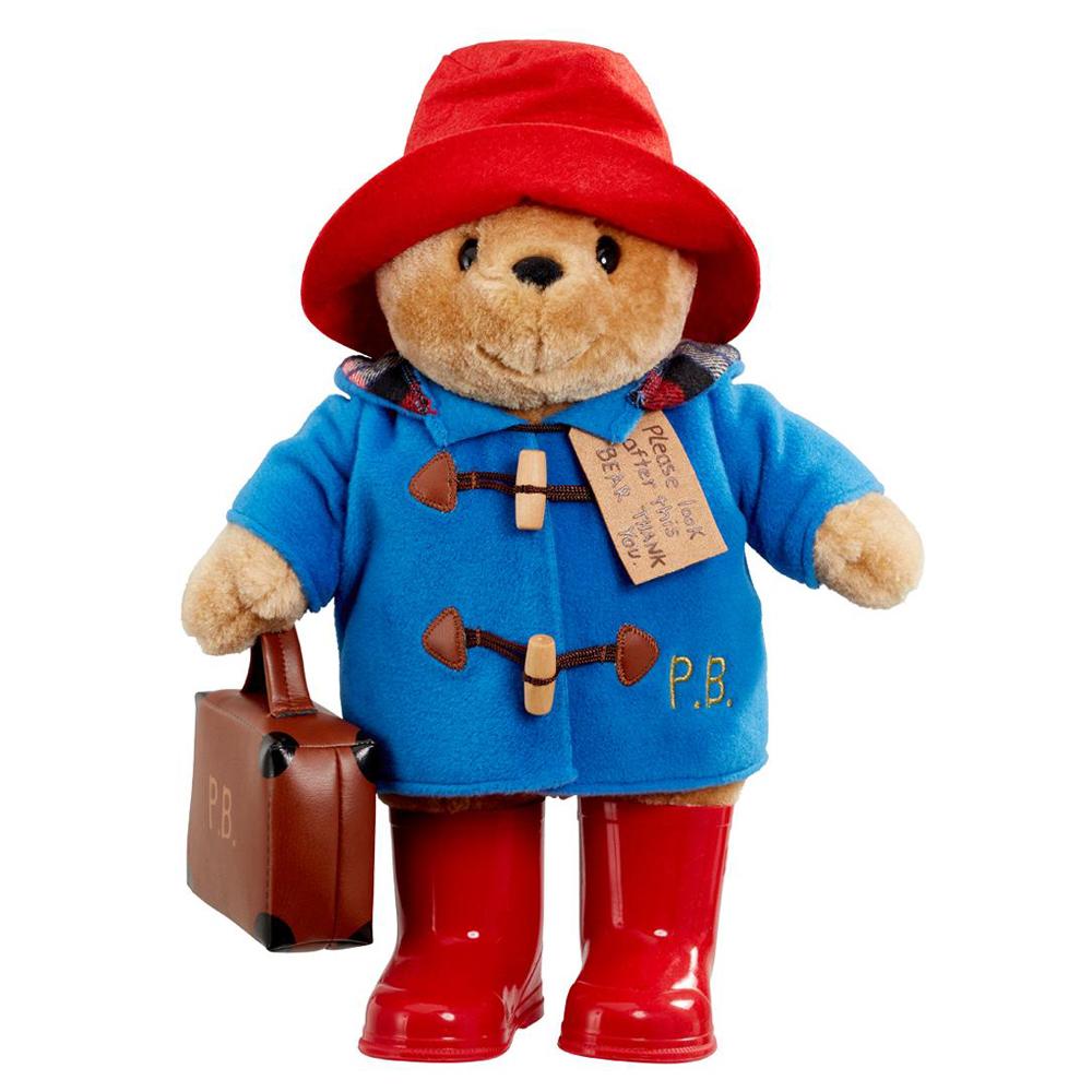 Paddington Bear with Boots Suitcase Classic Large Plush Soft Toy