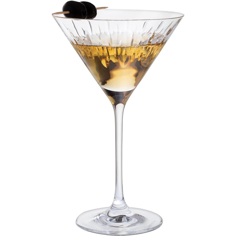 Dartington Crystal Limelight Mitre Martini Glasses Pack of Two (BOXED)