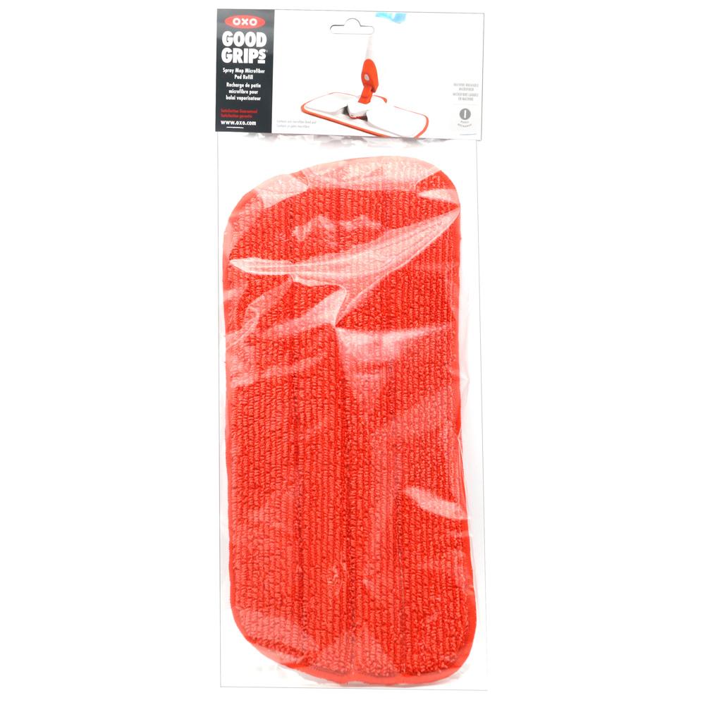 Vileda 1-2 Spray Microfibre Flat Spray Mop with Extra Microfibre Refill Pad  - Red