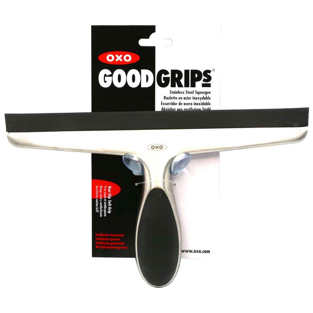 OXO Good Grips Stainless Steel Squeegee with Suction Cup Holder