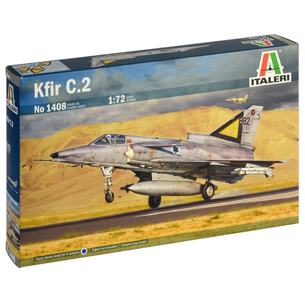 Maquette ESCI 4007 – KFIR C/2 Israel – 1/48 – Avion Militaire – Occasion Sous Blister
