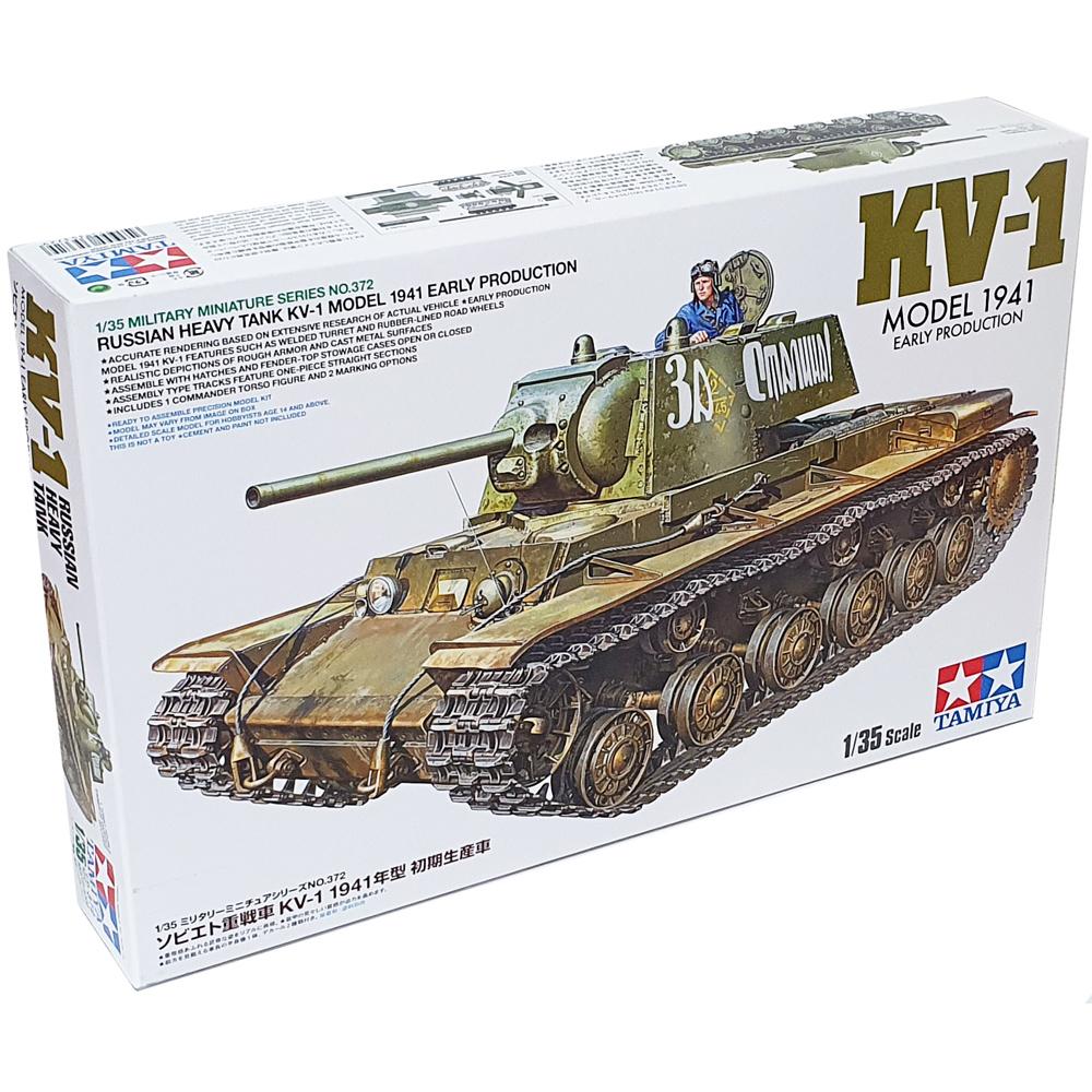 Tamiya Russian KV1 Model 1941 Heavy Tank Model Kit (Scale 135)