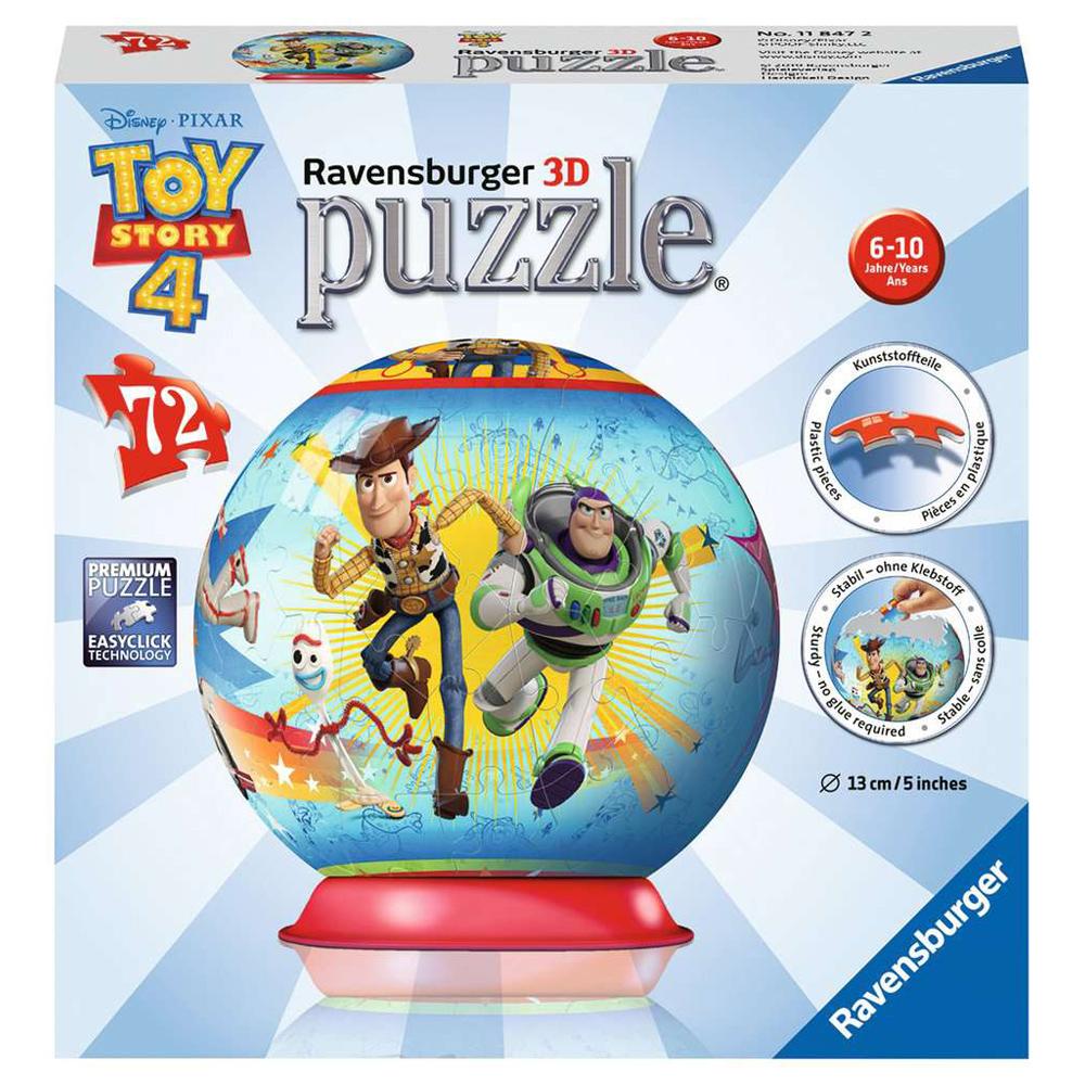 Ravensburger Disney Pixar Toy Story 4 3D - 72 Piece Jigsaw Puzzle Sphere