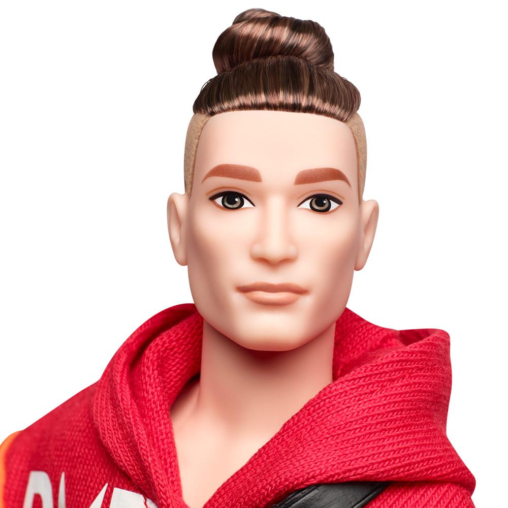 Fashion Barbie Bmr1959 Ken Barbie BMR1959 Orange Red Hoodie