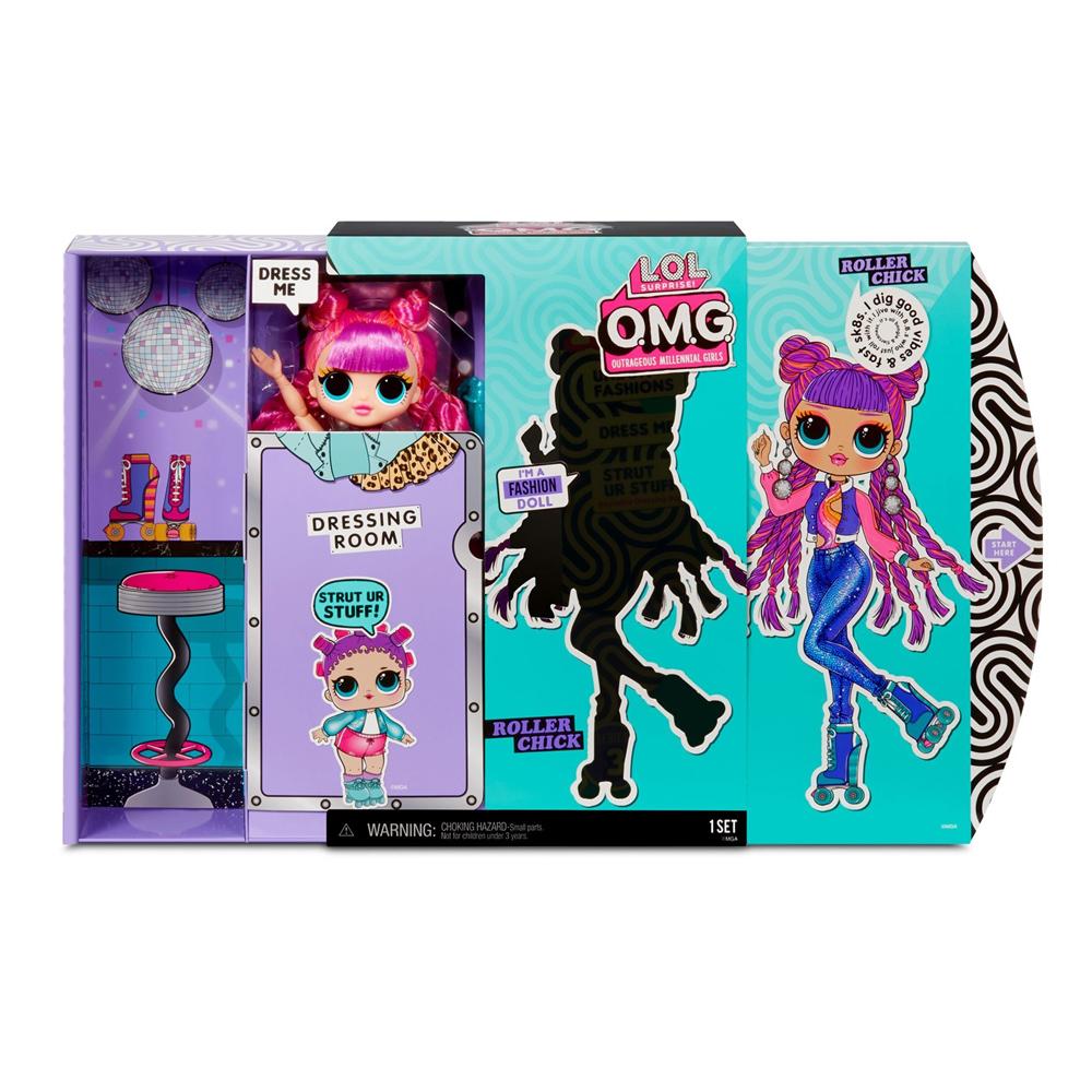 L.O.L Surprise O.M.G ROLLER CHICK Fashion Doll with 20 Surprises (Series 3)