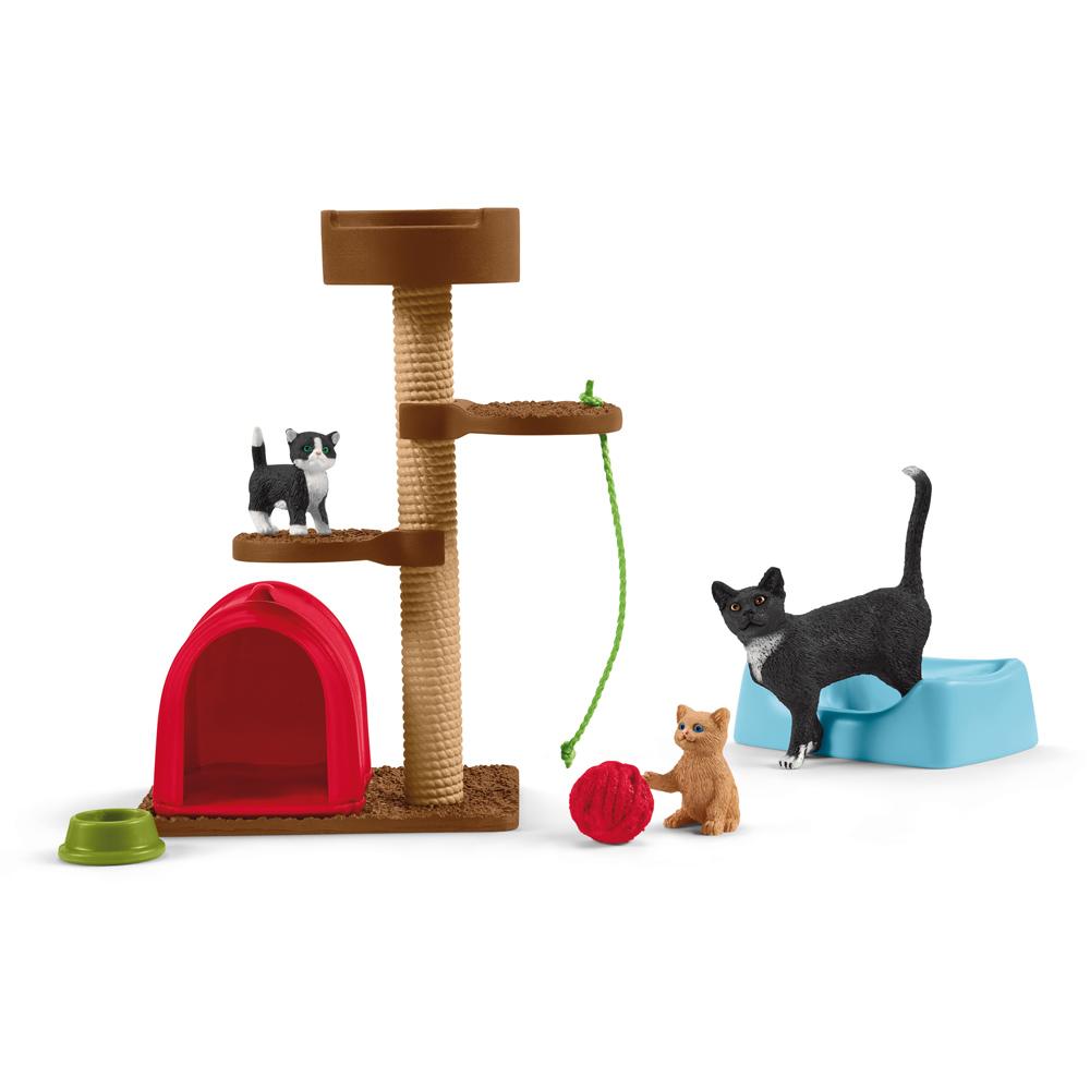 Schleich Farm World Playtime for Cute Cats Playset