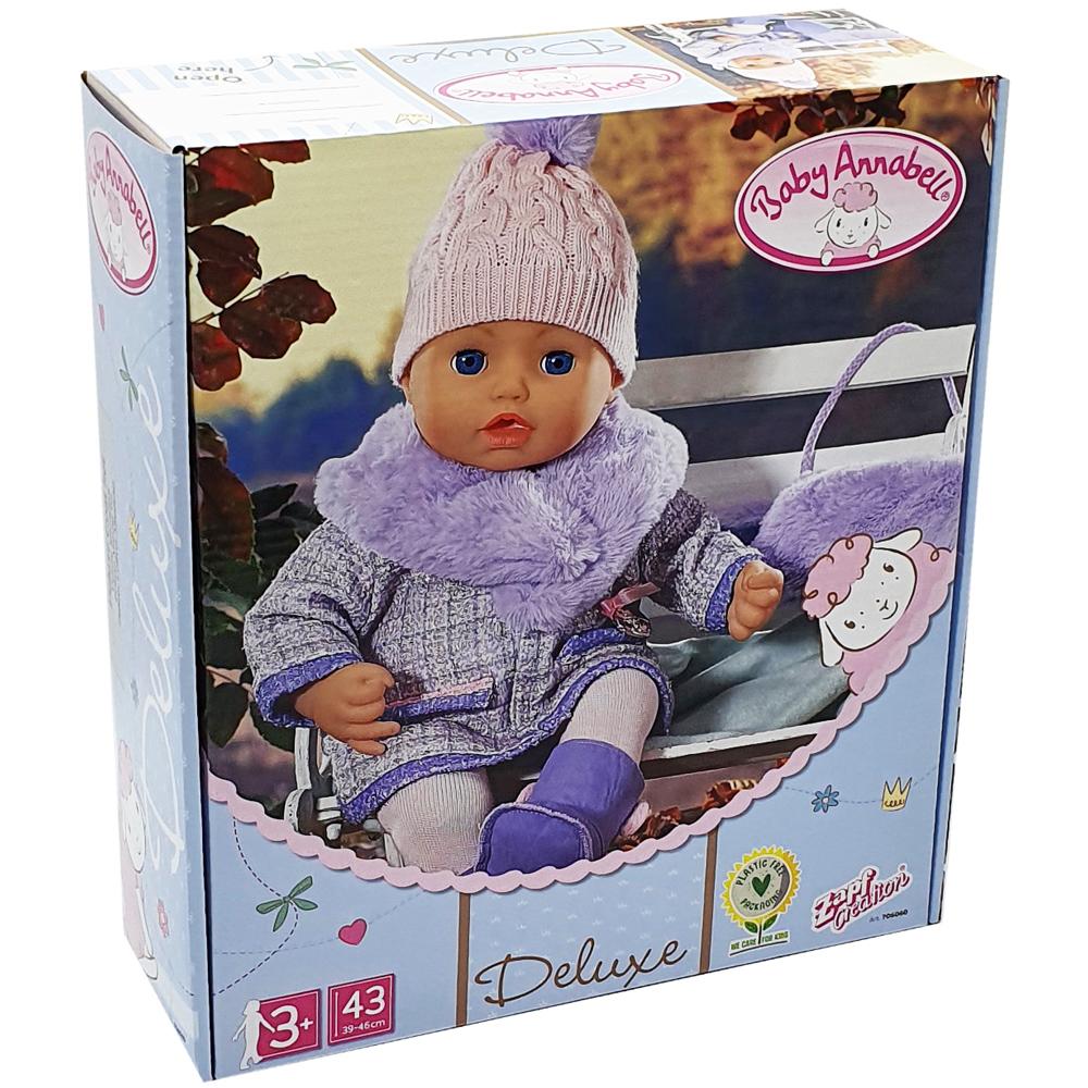 Baby Annabell Clothing Active Deluxe Coat 4 Piece Set for 43cm Dolls