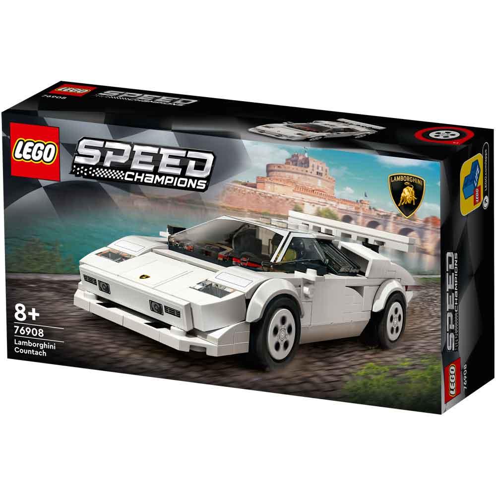 Lego speed champions 76908 lamborghini countach, giochi per bambini di 8+  anni, auto sportiva giocattolo, replica supercar - Toys Center