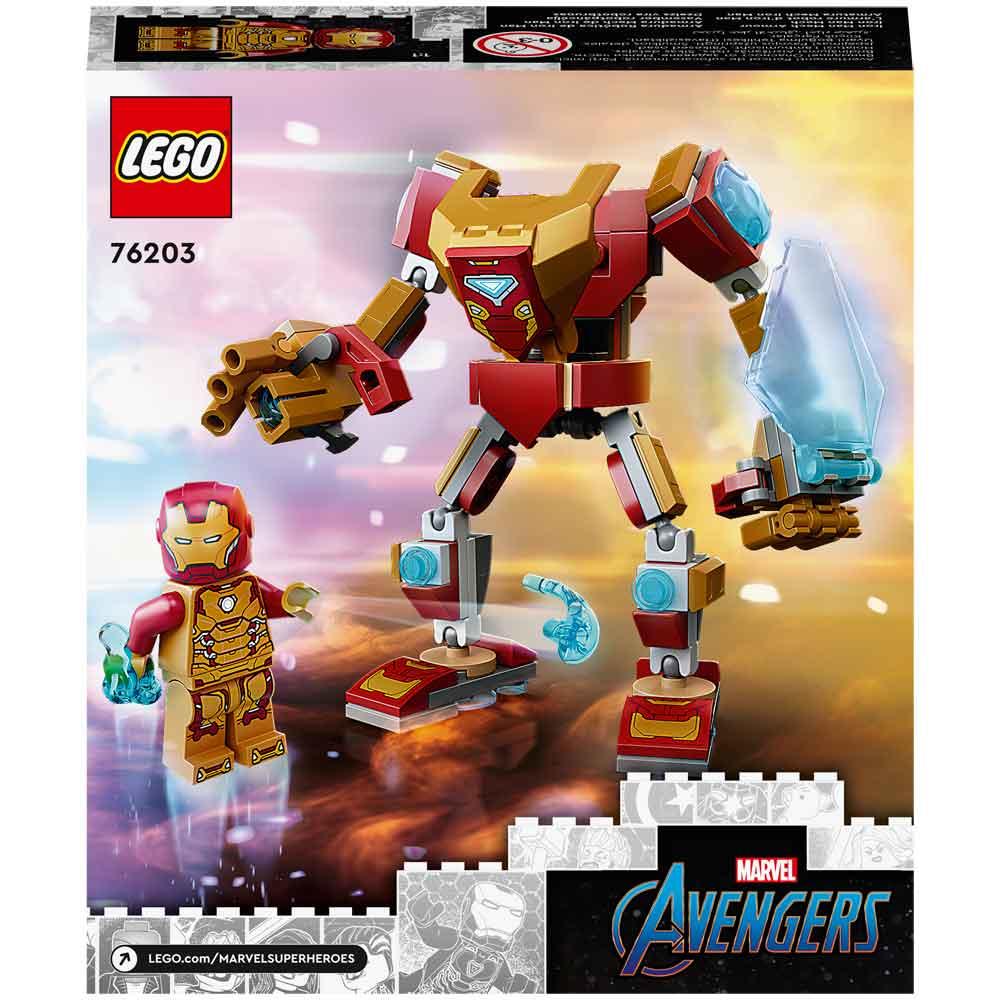 LEGO 76203 Marvel Avengers Iron Man Mech Armour Building Set for Ages 7+