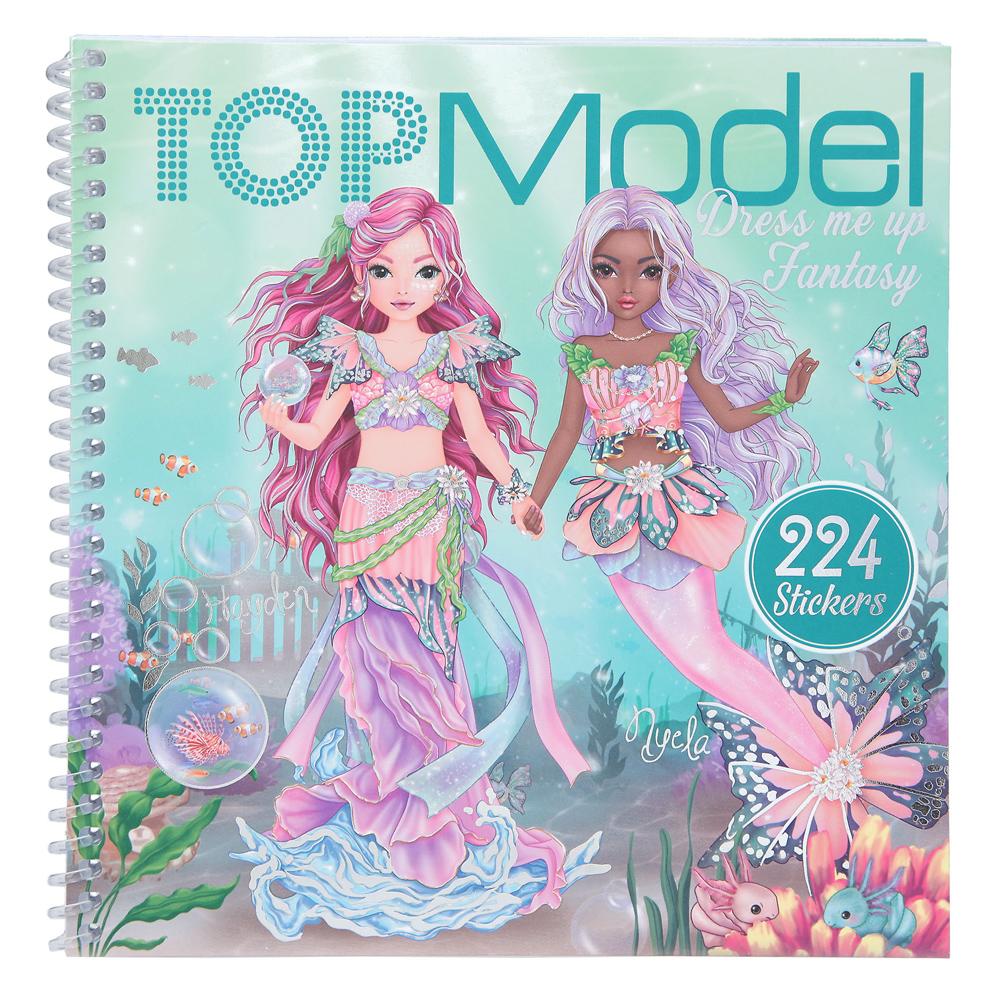 Depesche TOPModel Dress Me Up Fantasy Sticker Book 24 Pages
