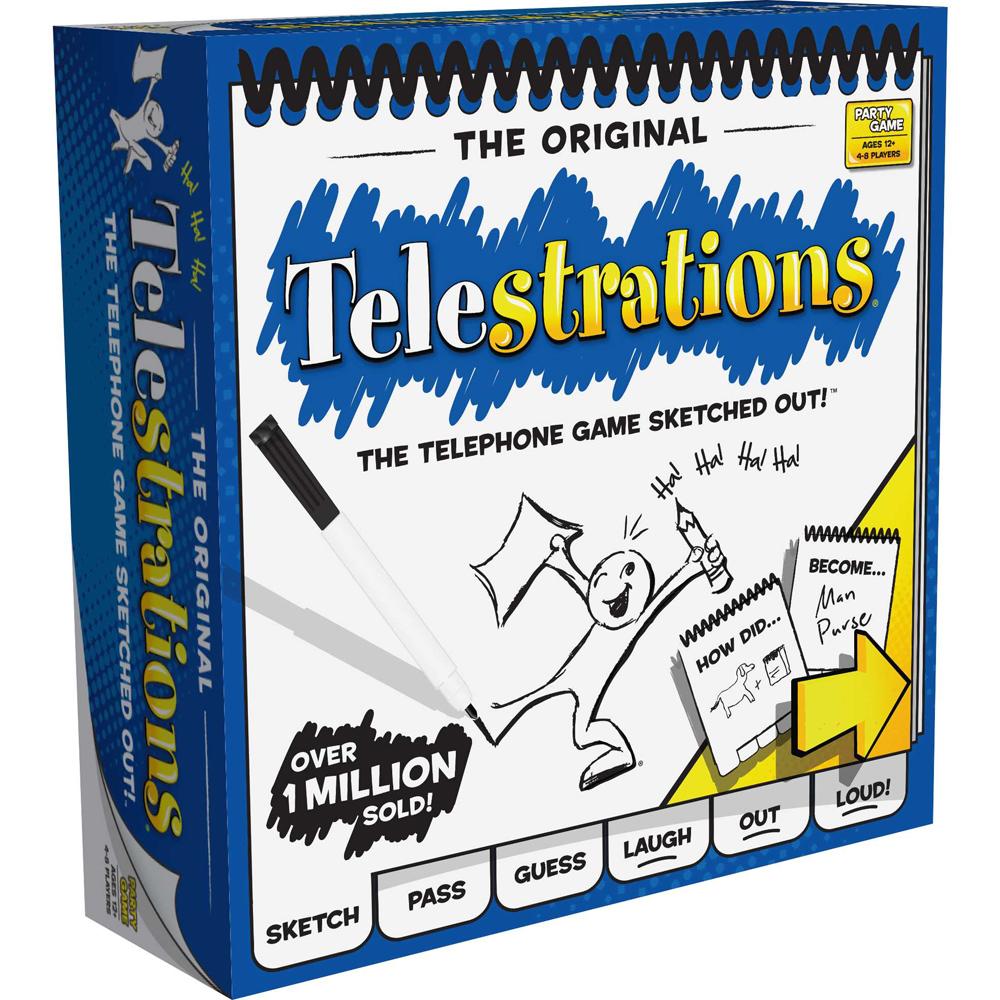 Telestrations The Original Drawing Party Game for 48 Players Ages 12+