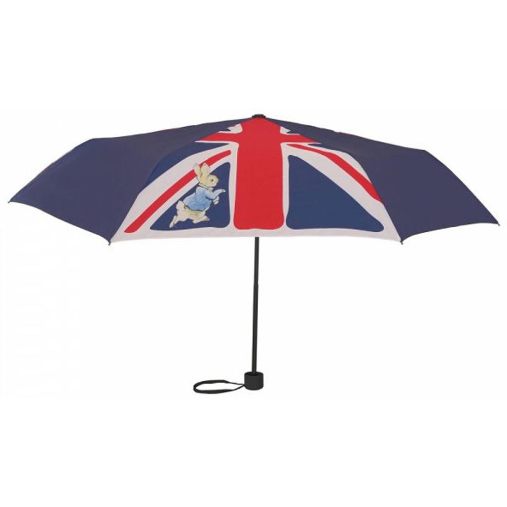 View 2 Beatrix Potter Peter Rabbit Union Jack Collection Umbrella with Sleeve A30175