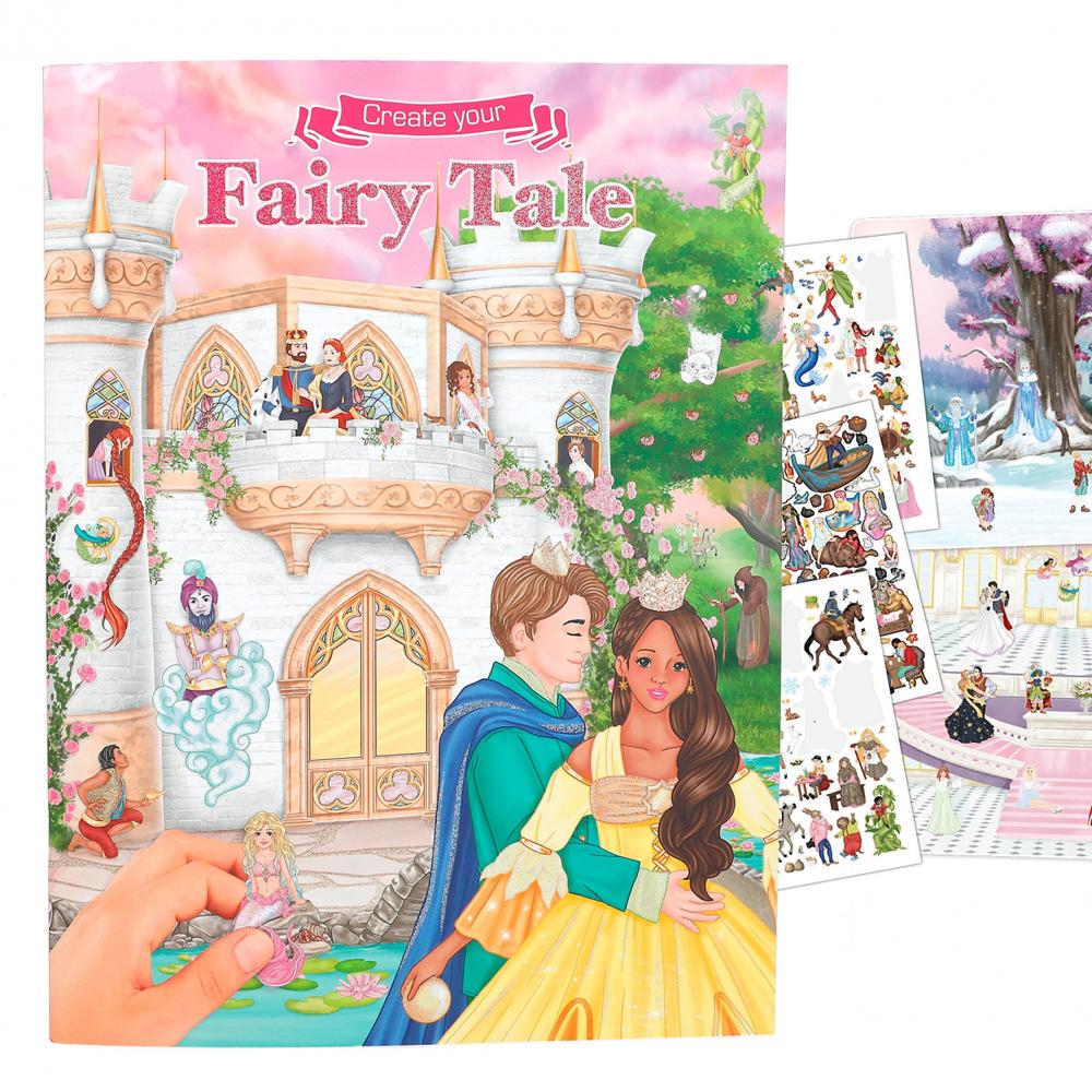 Depesche Create Your Fairy Tale Sticker Book with 6 Sheets for Ages 4+