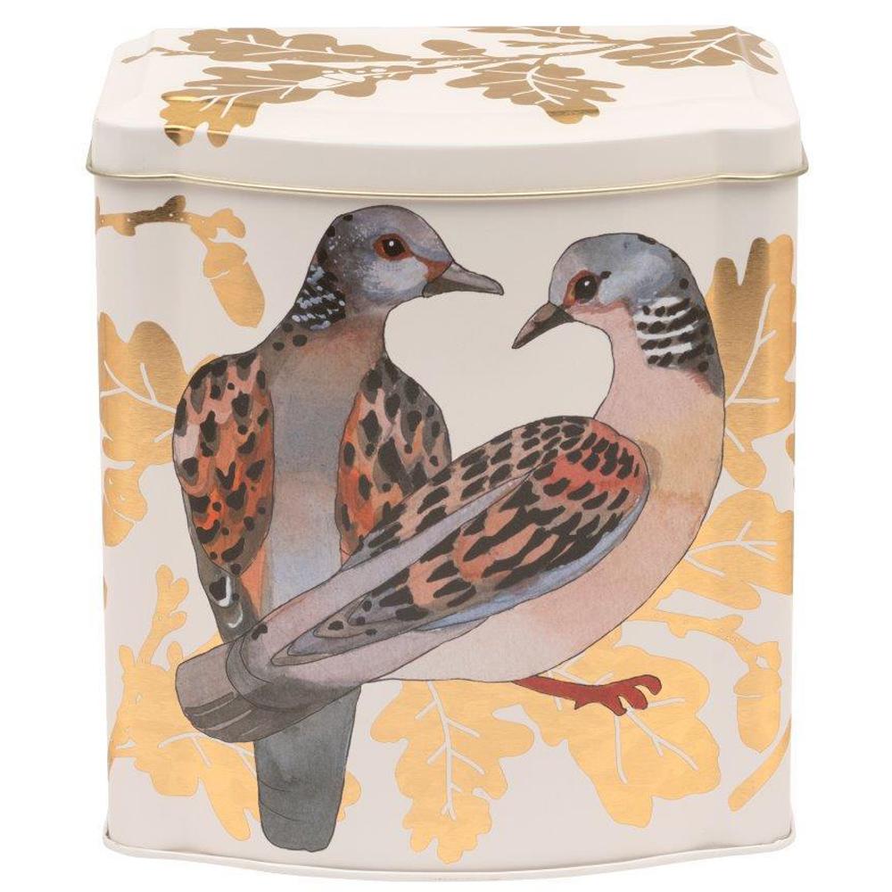 Emma Bridgewater Two Turtle Doves Bow Fronted Hinged Lid Caddy TUR3189