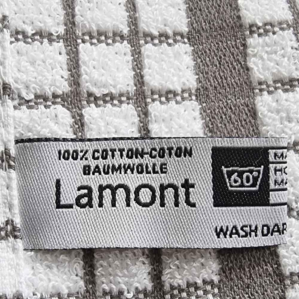 View 4 Samuel Lamont Poli-Dri Charcoal Grey Cotton Tea Towel 706C-12GRY