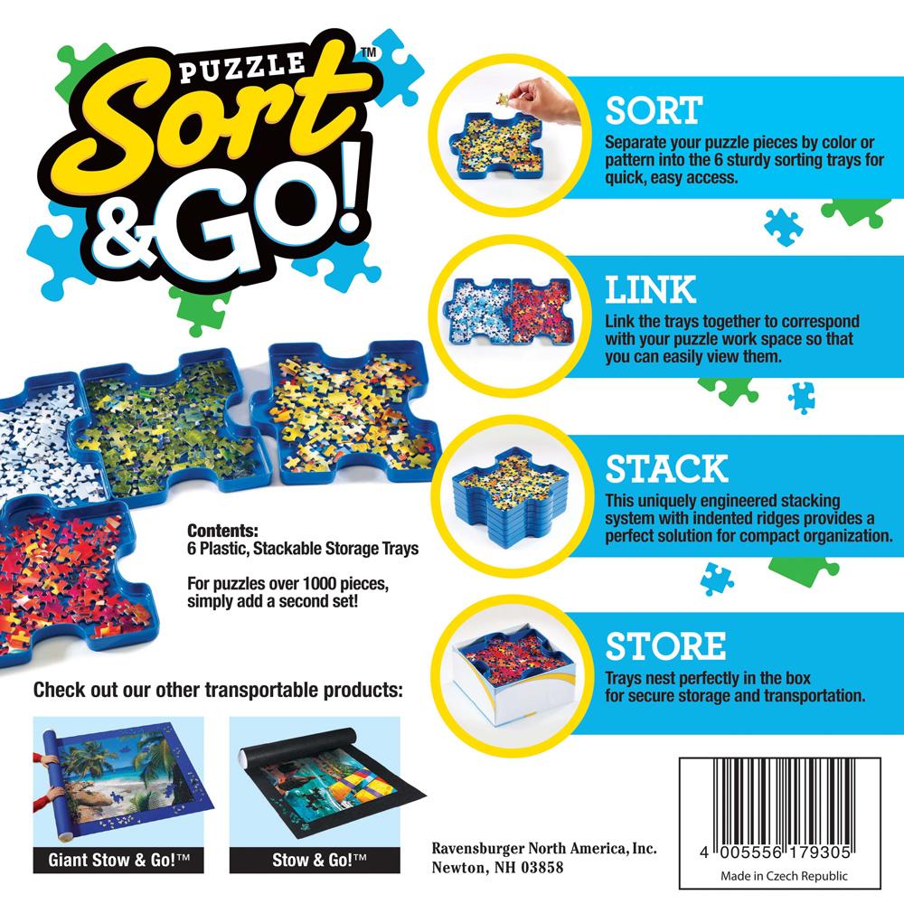 View 4 Ravensburger Puzzle SORT & GO! (Sorting Trays) 17930
