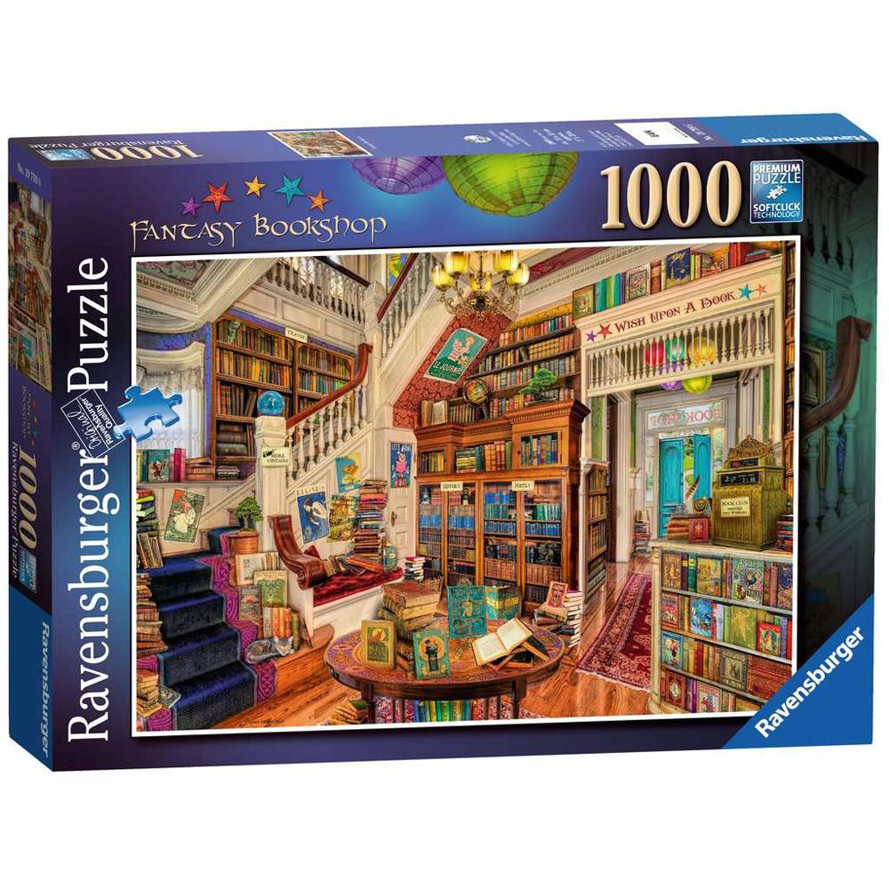 Ravensburger Fantasy Bookshop 1000 Piece Jigsaw Puzzle 19799