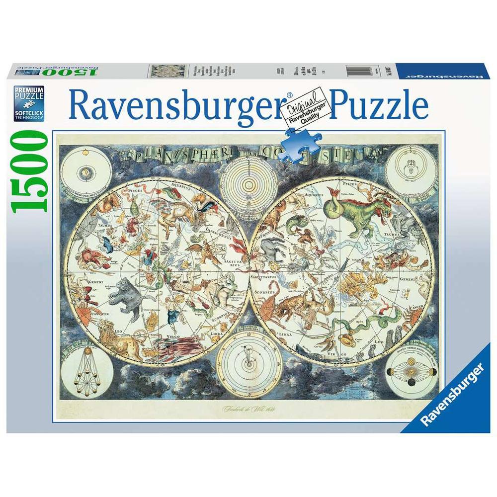 Ravensburger Zodiac Map of The Heavens 1500 Piece Jigsaw Puzzle 16003