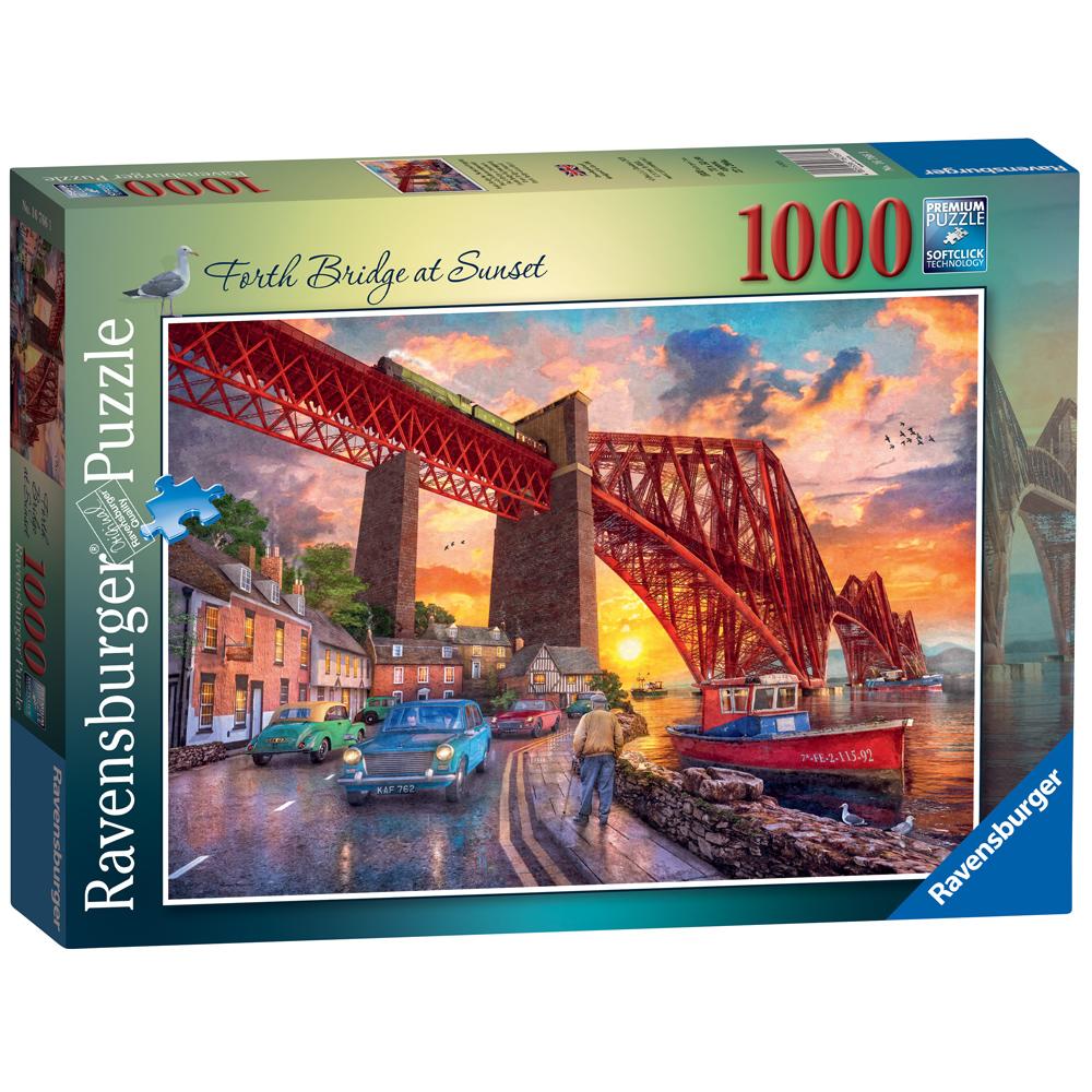 Ravensburger Forth Bridge at Sunset 1000 Piece Jigsaw Puzzle 16766