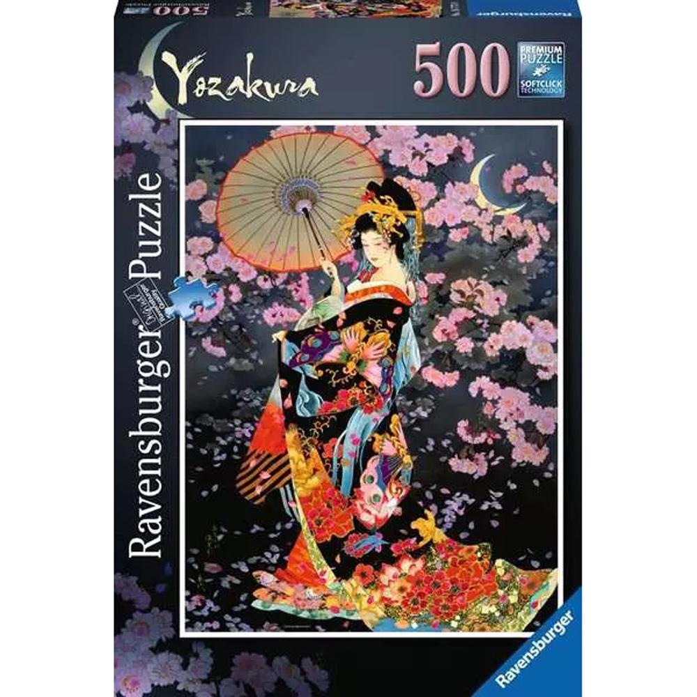 Ravensburger Yozakura Geisha Cherry Blossom Jigsaw Puzzle 500 Piece for Ages 10+ 16773
