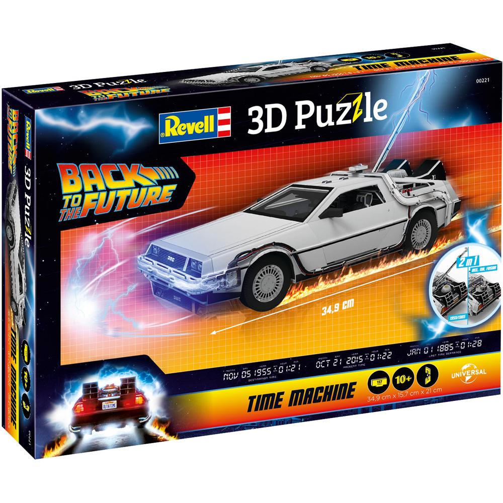 Revell Back To The Future Delorean DMC Time Machine 3D Puzzle 00221