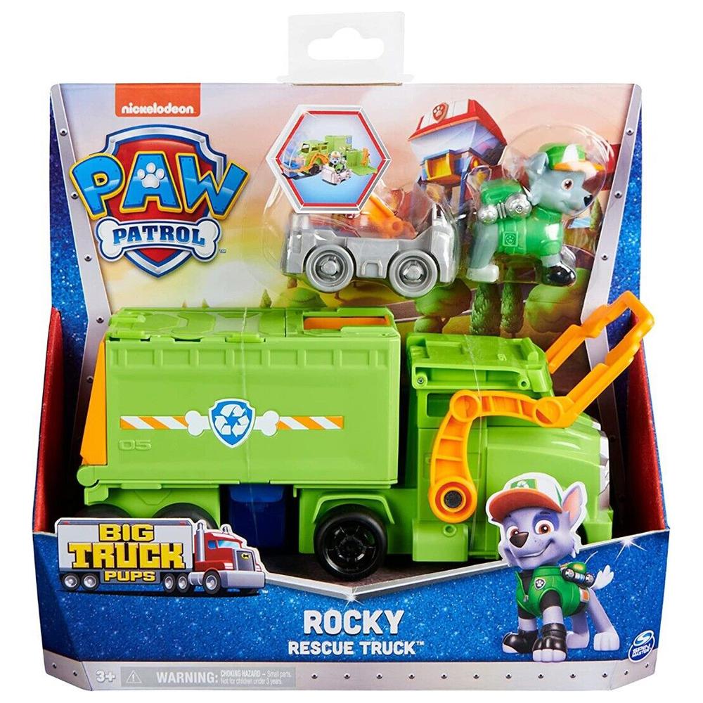 PAW Patrol Rocky Rescue Truck with Pup Figure Playset for Ages 3+ 20136538
