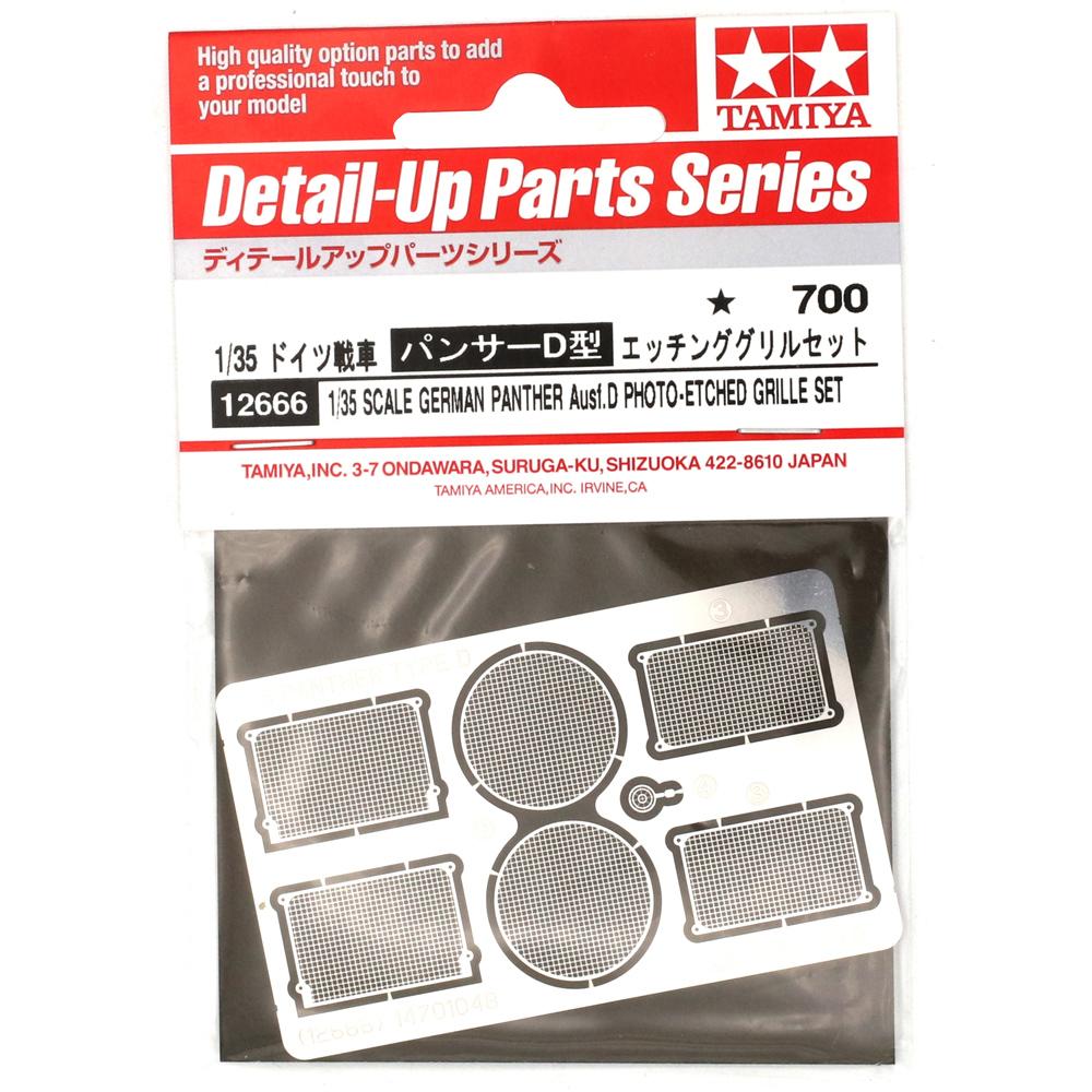 Tamiya Panther Ausf D Tank Photo Etched Grille Set Model Accessory Scale 1:35 12666