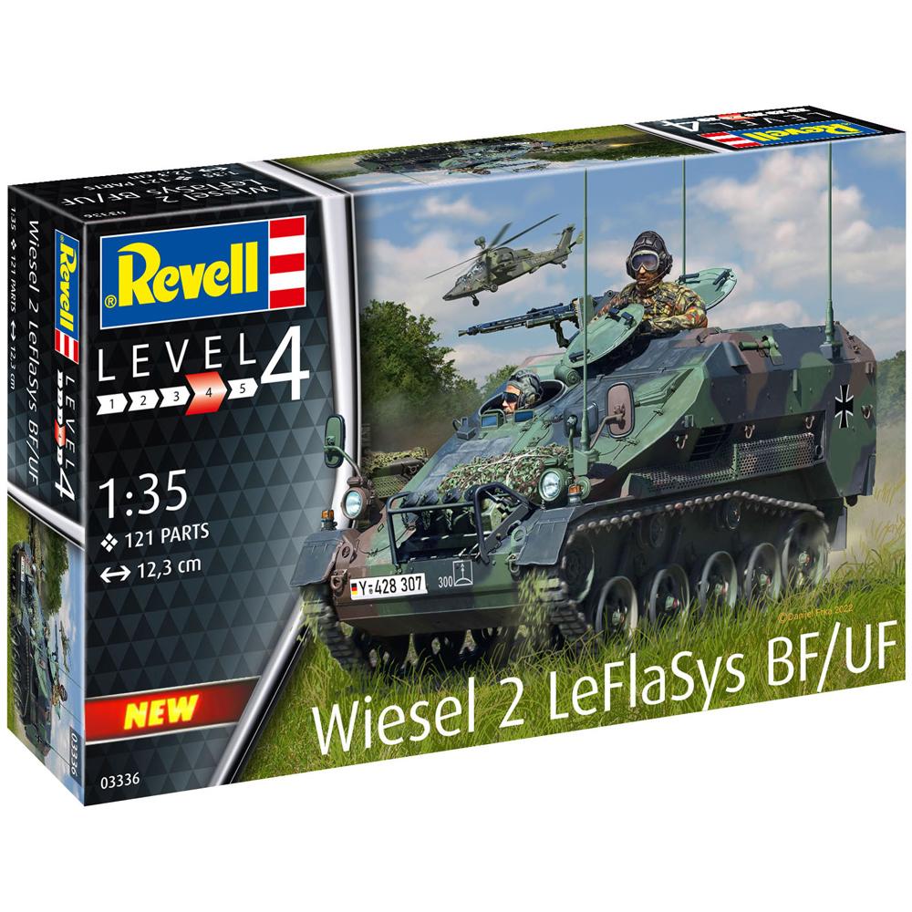 Revell Wiesel 2 LeFlaSys BF UF AWC Military Vehicle Model Kit 03336 Scale 1:35 03336