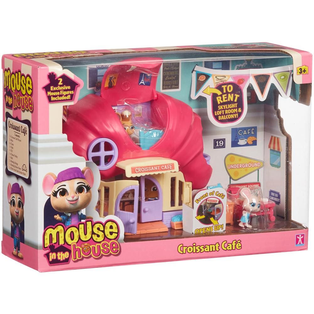 Mouse in the House Croissant Café Playset with 2 Exclusive Figures for Ages 3+ 07394
