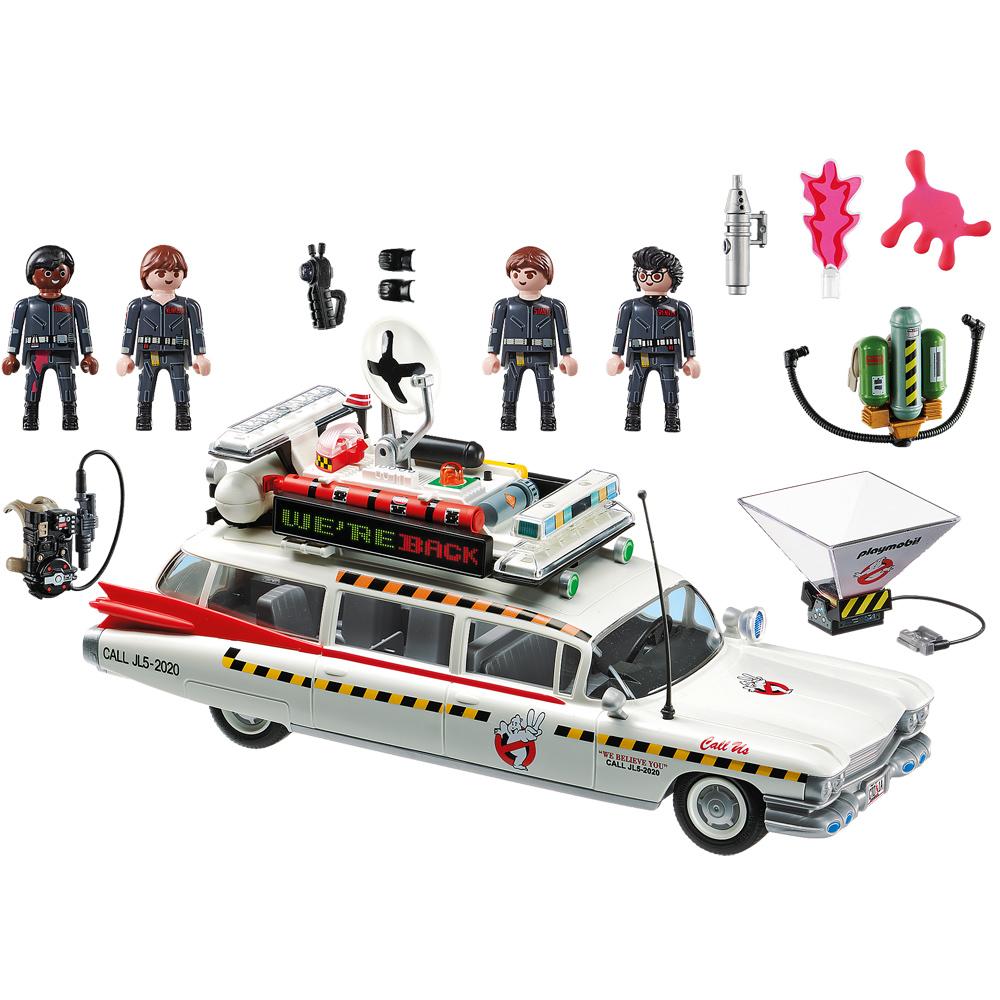 View 2 Playmobil Ghostbusters Ecto 1-A Vehicle with Four Figures 70170
