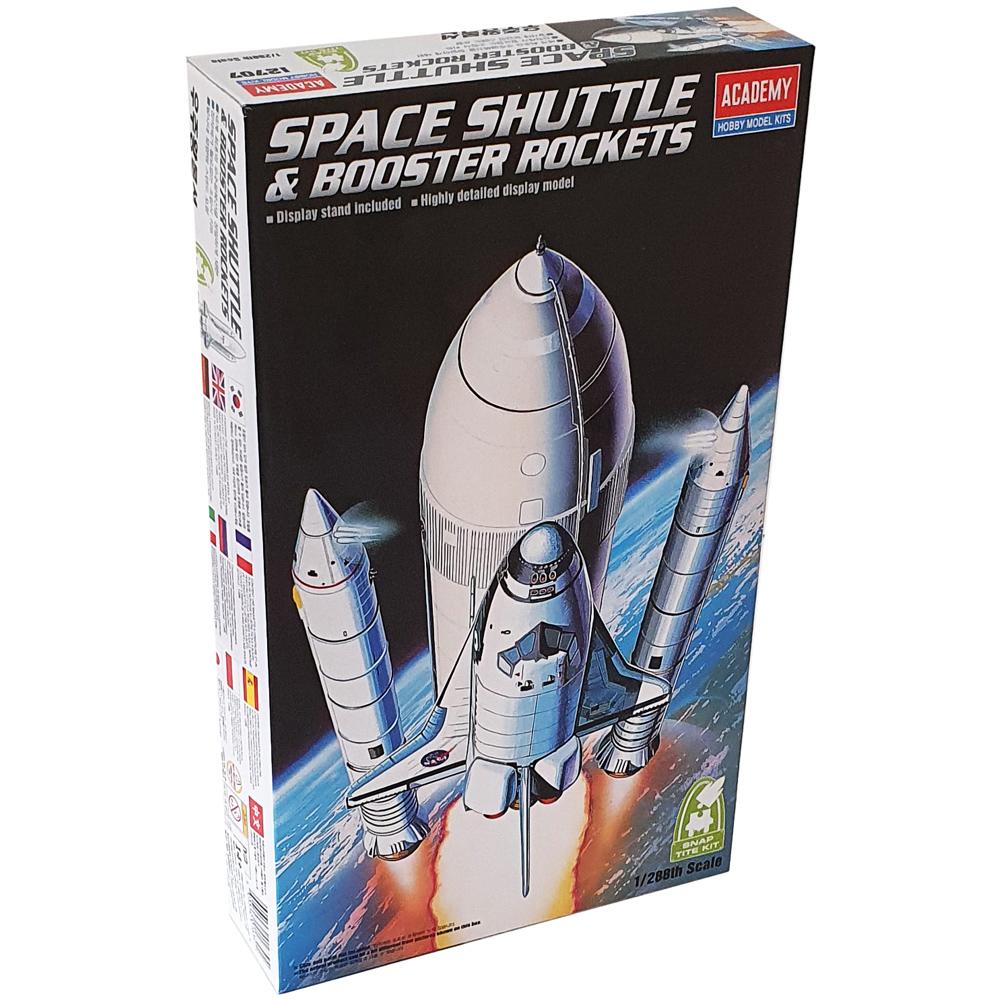 Academy Space Shuttle & Booster Rockets Model Kit Scale 1:288 12707