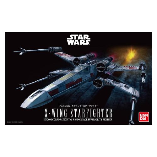 Bandai Assembled Toy Robot Model Model Star Wars Scale Plastic Model Kit  Millennium Falcon X-wing Fighter Figure Kids Toy